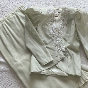 Scott McClintock Light Green Maxi Skirt Set